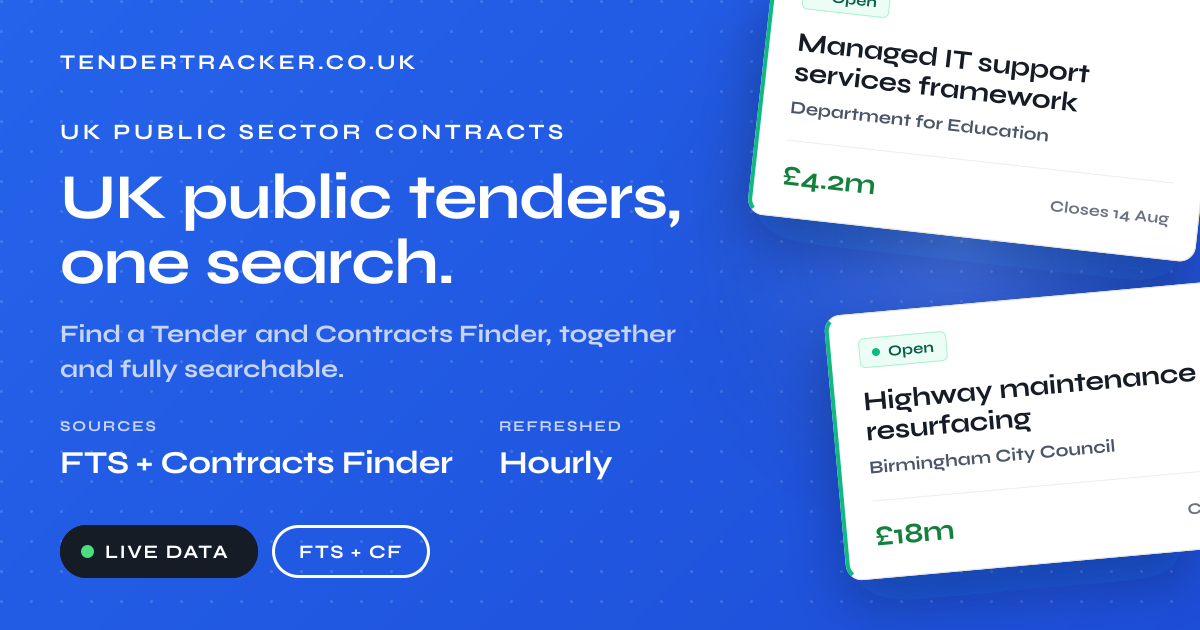 Supplier Directory | TenderTracker UK